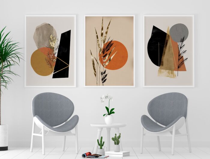 CONJUNTO ABSTRATO LUXUOSO E MODERNO - Imagem 4