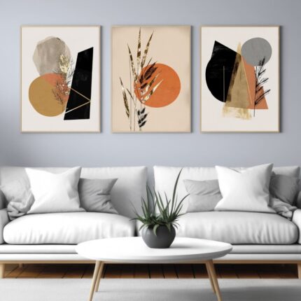 CONJUNTO ABSTRATO LUXUOSO E MODERNO
