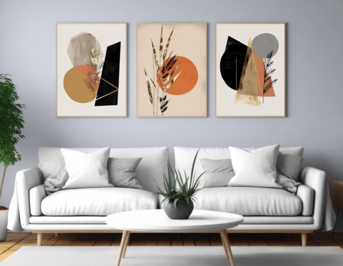 CONJUNTO ABSTRATO LUXUOSO E MODERNO