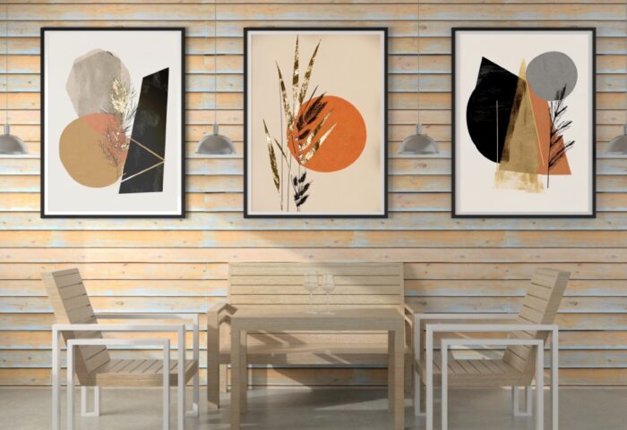 CONJUNTO ABSTRATO LUXUOSO E MODERNO - Imagem 2