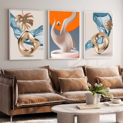 CONJUNTO ARTE DECORATIVA MODERNA