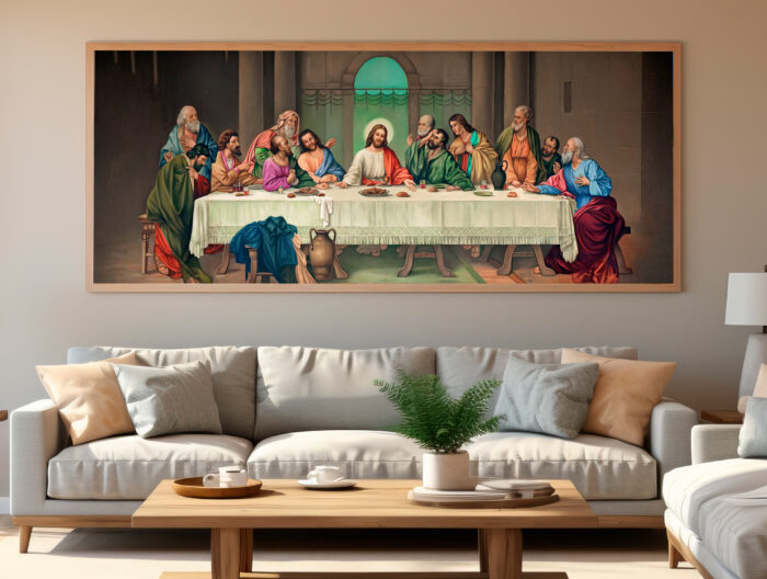 QUADRO SANTA CEIA CLASSICA - Imagem 5
