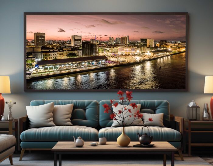 QUADRO EM BELA IMAGEM MARCO ZERO NO RECIFE - Imagem 5