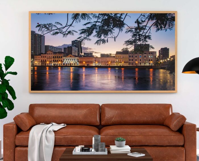 QUADRO LINDA AURORA FIM DE TARDE - Imagem 5
