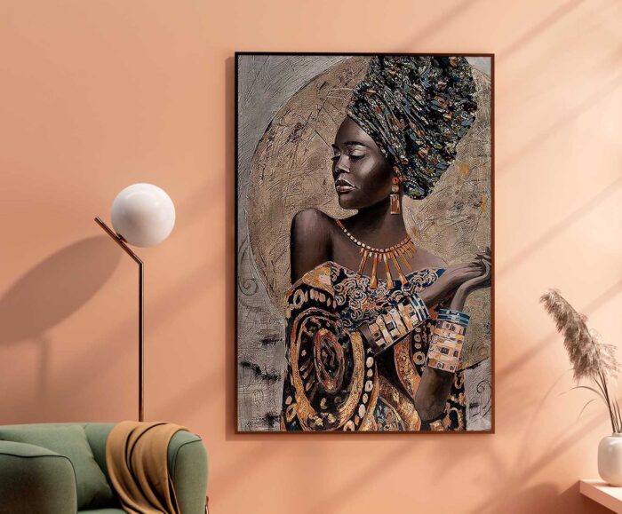 QUADRO ELEGÂNCIA AFRICANA - Imagem 5