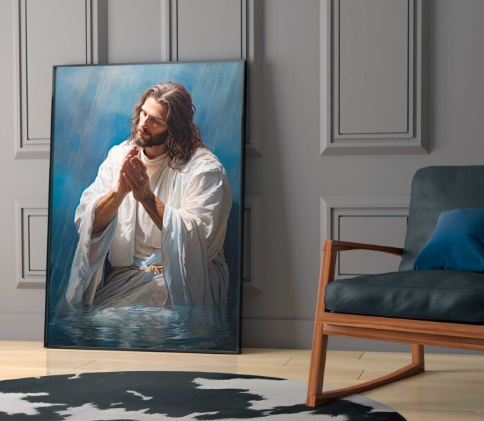 QUADRO CRISTO EM ORAÇÃO DIVINA - Imagem 5