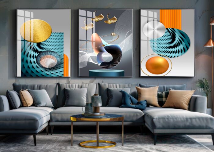 CONJUNTO EM ILUSTRAÇÃO MODERNA DE DECORAÇÃO - Imagem 5