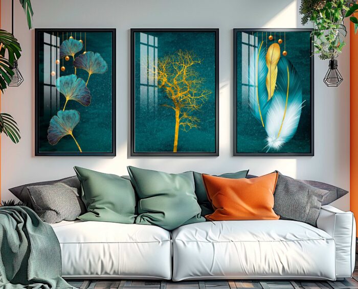 CONJUNTO ILSTRAÇÃO MODERNA EM ARTE DECORAÇÃO - Imagem 5