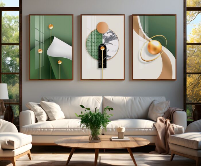 CONJUNTO ARTE ELEGANCIA MODERNO DECOR - Imagem 5
