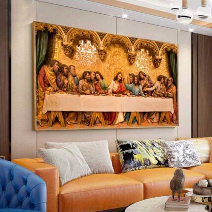 QUADRO SANTA CEIA ARTE DECOR