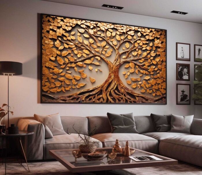 QUADRO ÁRVORE DA VIDA ABSTRATA