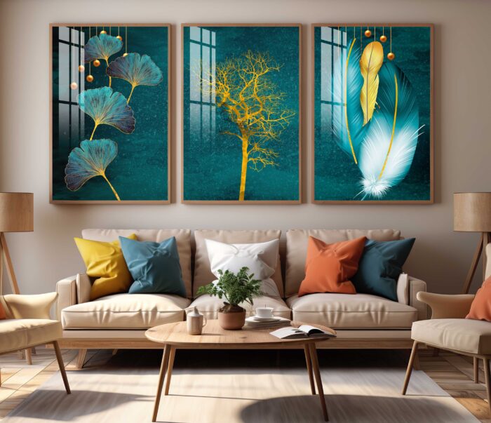 CONJUNTO ILSTRAÇÃO MODERNA EM ARTE DECORAÇÃO - Imagem 4
