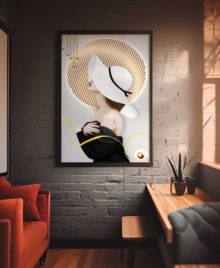 QUADRO MULHER ELEGANTE DECOR - Imagem 5