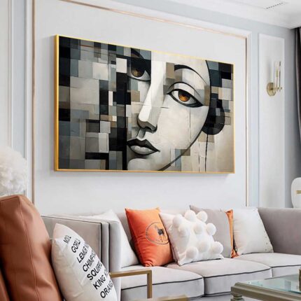 QUADRO BELA ARTE ABSTRATA MINMALISTA DECOR