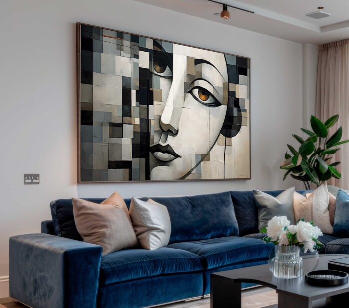 QUADRO BELA ARTE ABSTRATA MINMALISTA DECOR - Imagem 4