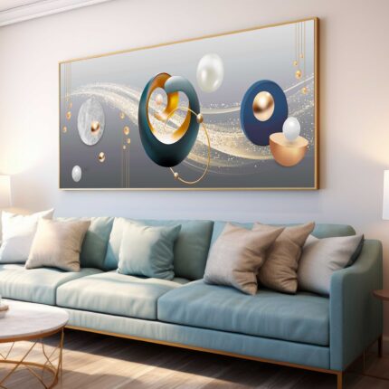 ILUSTRAÇÃO ARTE DE LUXO 3D DECOR