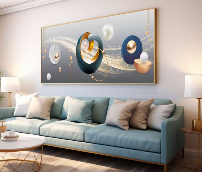 ILUSTRAÇÃO ARTE DE LUXO 3D DECOR