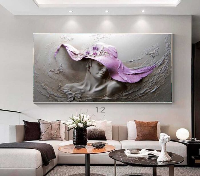 QUADRO EM ARTE 3D MINIMALISTA DECOR - Imagem 3