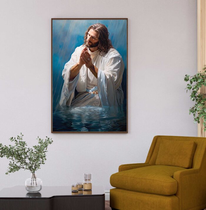 QUADRO CRISTO EM ORAÇÃO DIVINA - Imagem 3