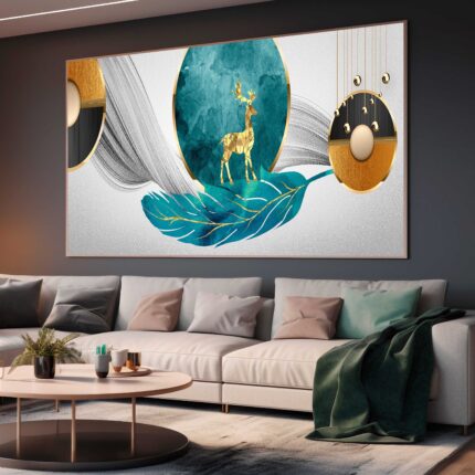 QUADRO ARTE DE DECORAÇÃO MODERNA EM 3D