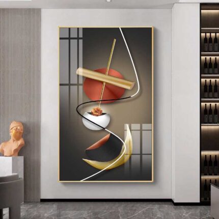 QUADRO ARTE ILUSTRAÇÃO DECOR VERTICAL