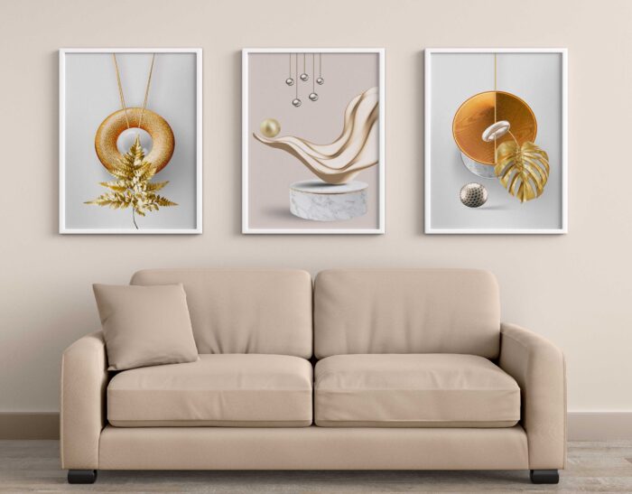 CONJUNTO ARTE LUXO DECORADO - Imagem 3