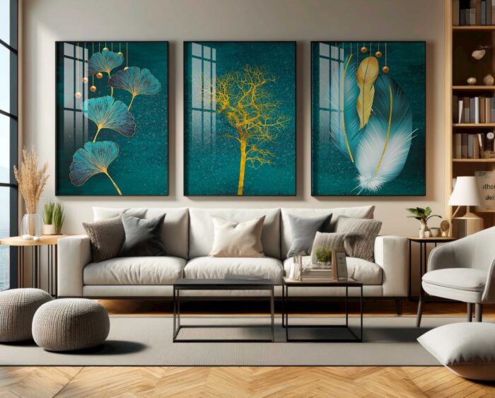 CONJUNTO ILSTRAÇÃO MODERNA EM ARTE DECORAÇÃO - Imagem 3