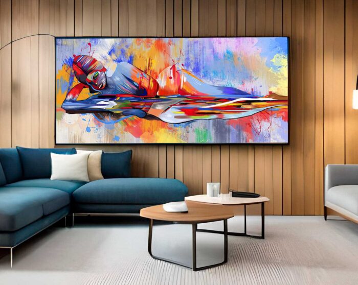 QUADRO BELA ARTE PINTURA ABSTRATA