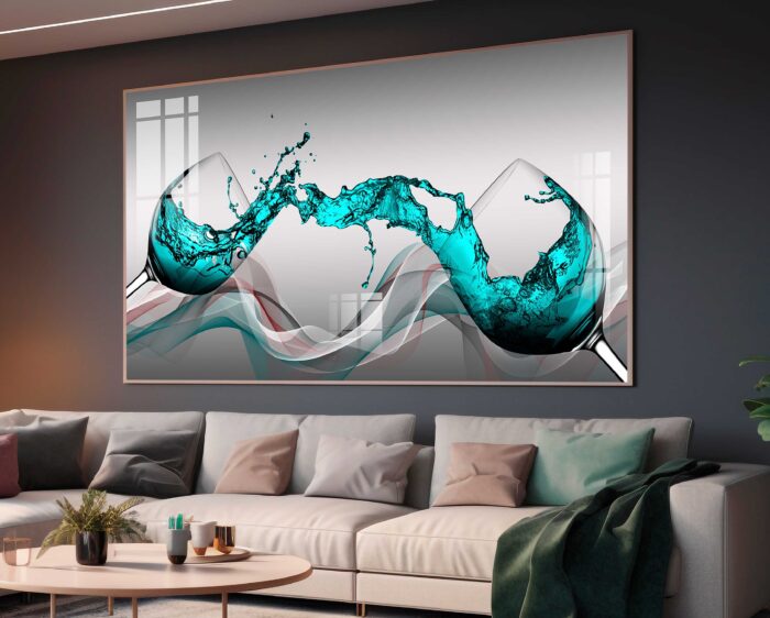 QUADRO ARTE LUXO EM TAÇAS DECOR - Imagem 4