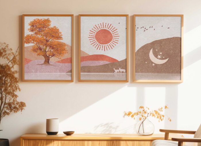 CONJUNTO ILUSTRAÇÃO A PAISAGEM DECOR - Imagem 3