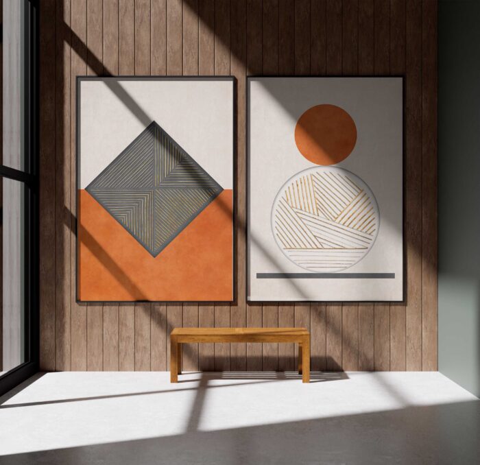 KIT QUADROS GEOMETRICOS DECOR - Imagem 4