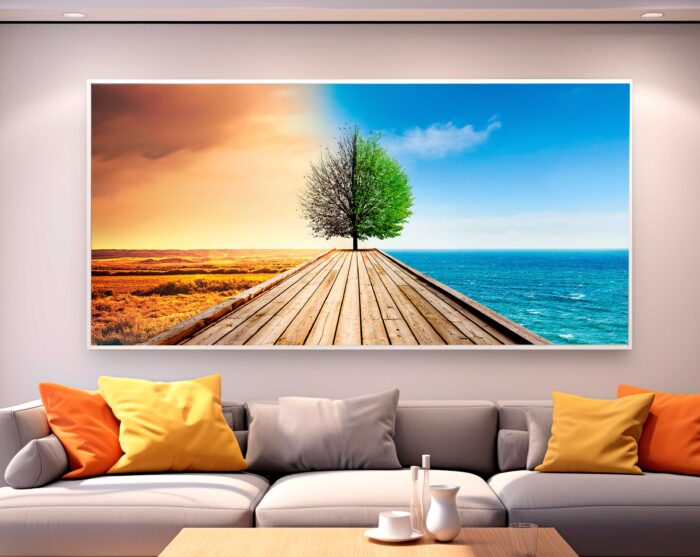 QUADRO ÁRVORE TERRA E AGUA - Imagem 3