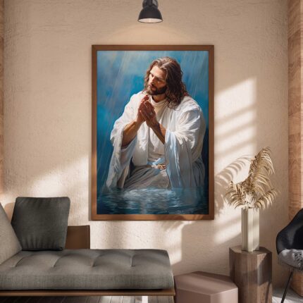 QUADRO CRISTO EM ORAÇÃO DIVINA