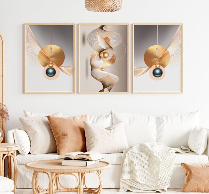 CONJUNTO  DOURADO DECOR - Imagem 2
