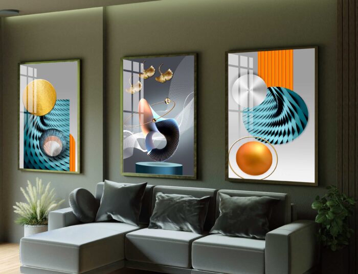 CONJUNTO EM ILUSTRAÇÃO MODERNA DE DECORAÇÃO - Imagem 3
