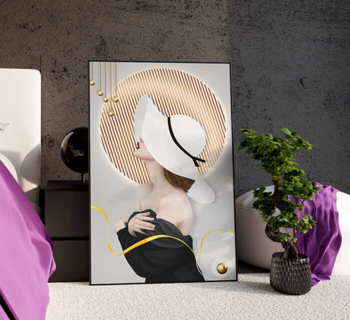 QUADRO MULHER ELEGANTE DECOR - Imagem 3