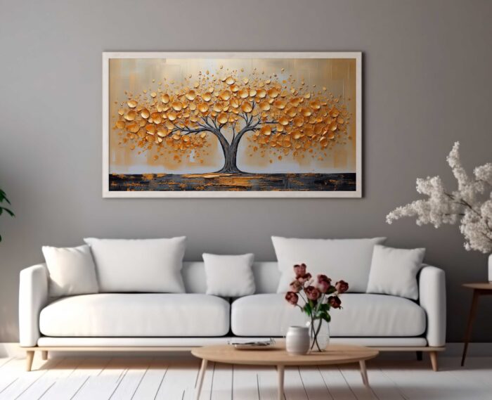 QUADRO ILUSTRAÇÃO BELA ÀRVORE - Imagem 3