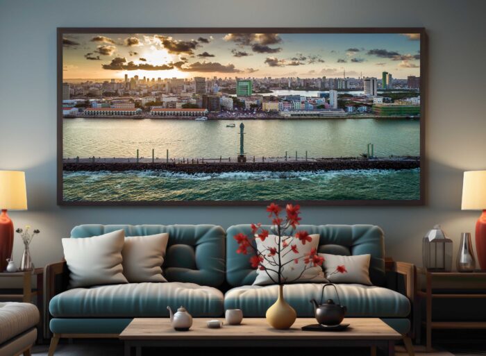 QUADRO BELO FIM DE TARDE EM RECIFE - Imagem 2