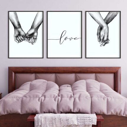 CONJUNTO LOVE PARA DECORAÇÃO