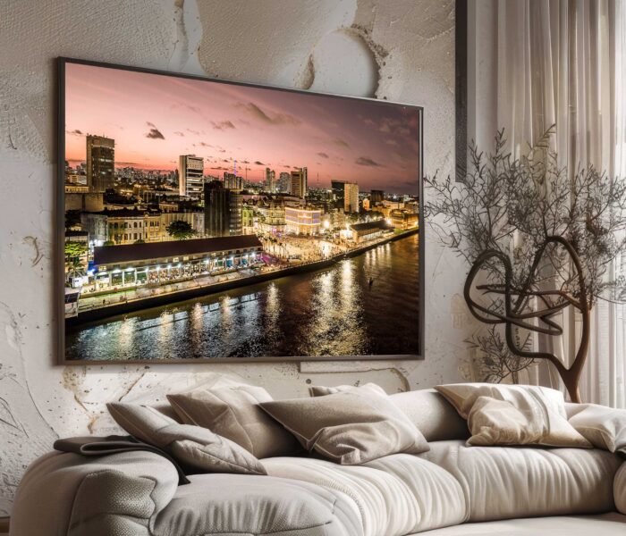 QUADRO EM BELA IMAGEM MARCO ZERO NO RECIFE - Imagem 2