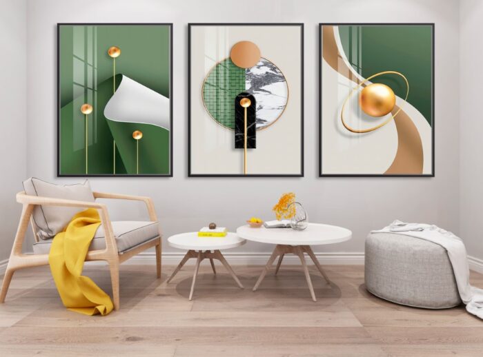 CONJUNTO ARTE ELEGANCIA MODERNO DECOR - Imagem 2