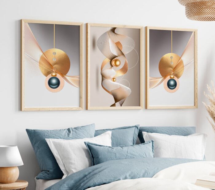 CONJUNTO  DOURADO DECOR
