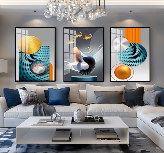 CONJUNTO EM ILUSTRAÇÃO MODERNA DE DECORAÇÃO - Imagem 2