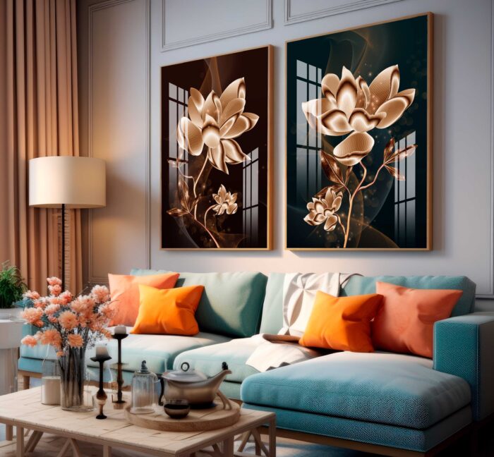 KIT DECORATIVO FLORAIS DECOR - Imagem 2