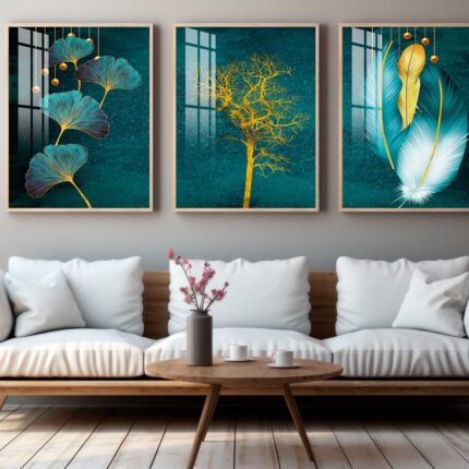 CONJUNTO ILSTRAÇÃO MODERNA EM ARTE DECORAÇÃO