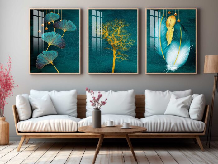 CONJUNTO ILSTRAÇÃO MODERNA EM ARTE DECORAÇÃO