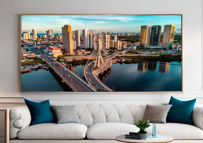 QUADRO  PINA PANORAMICO  EM RECIFE - Imagem 2