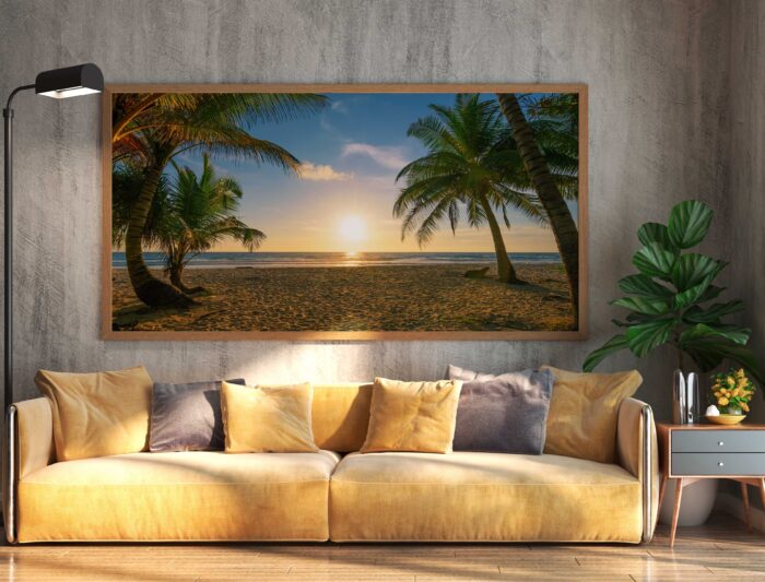 QUADRO UM PERFEITO POR DO SOL