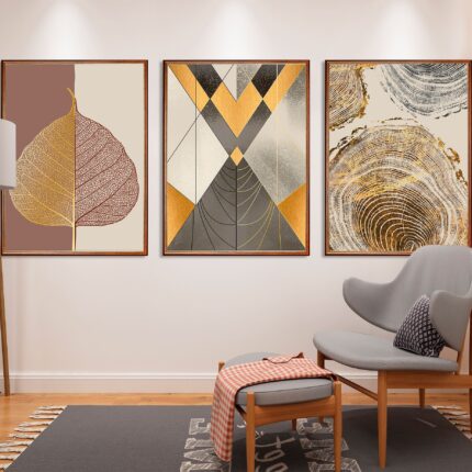 CONJUNTO ABSTRATO DECORADO