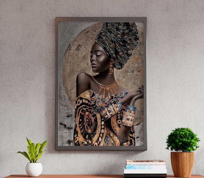 QUADRO ELEGÂNCIA AFRICANA - Imagem 2